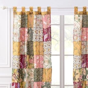 Boutique Antique Window Multicolor Curtains